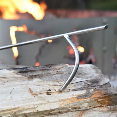 outdoor fire poker stand